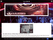 Tablet Screenshot of dancecontrol.net